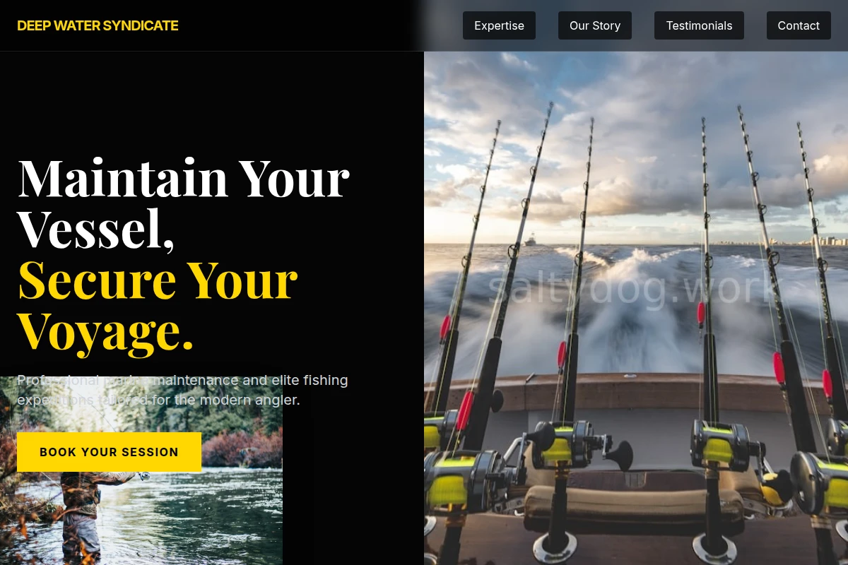 Stern Fishing