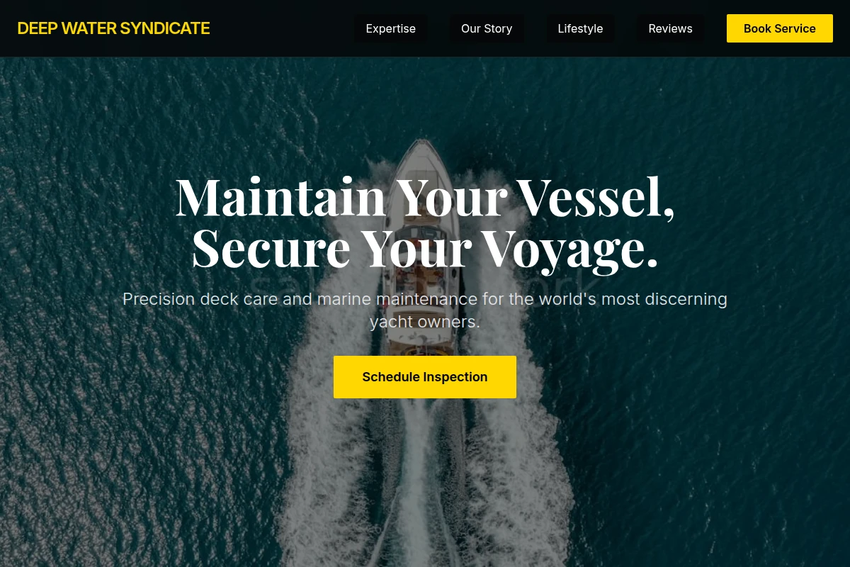 Deck Yacht
